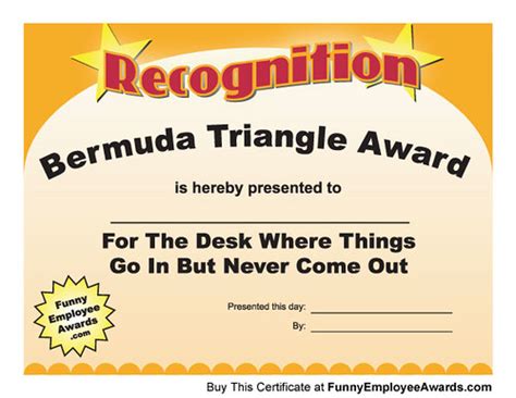 fun certificate funny award certificates   someon flickr
