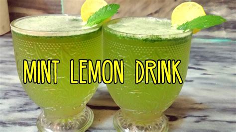 mint lemon drink recipe mint lemon soda mint lemon slush
