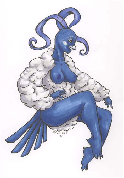 Rule 34 Altaria Anthro Barefoot Breasts Claws Color Female Female