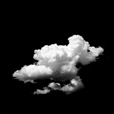 premium photo white cloud isolated