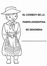Gaucho Coloring Pages Argentina Template sketch template
