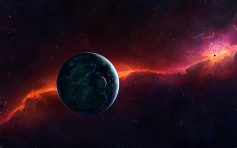 wallpaper planets cosmos galaxy  space