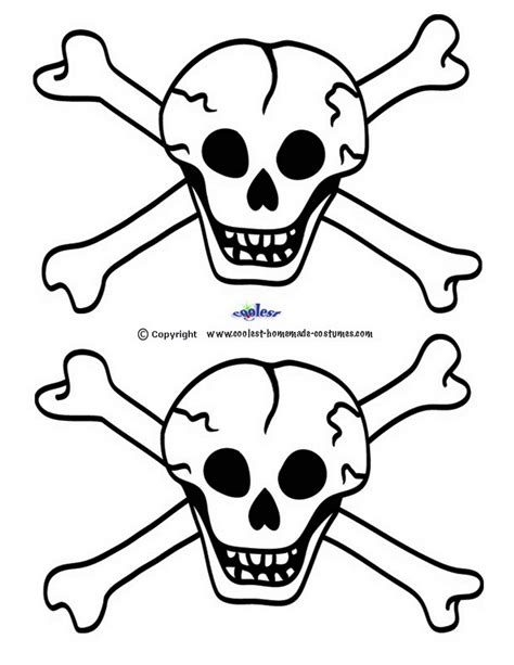 medium printable skull coolest  printables