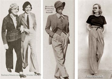 1930s Fashion The Year Of Wearing Trousers 1932 Glamour Daze