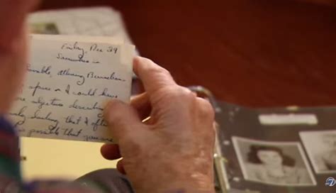 world war ii vet tears up reading a long lost love letter he wrote 70