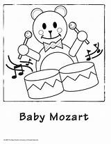 Coloring Mozart Pages Einstein Printable Baby Einsteins Little Albert Fence Picket Getcolorings Getdrawings Colorings sketch template