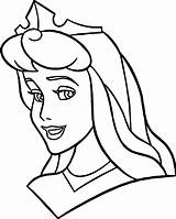 Coloring Princess Disney Pages Sleeping Face Beauty Ariel Printable Makeup Girl Colouring Template Clown Sheets Faces Aurora Color Cartoon Scary sketch template