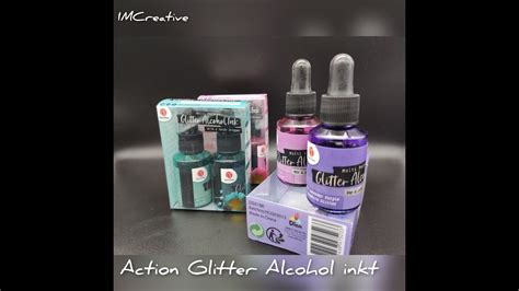 action glitter alcohol inkt youtube