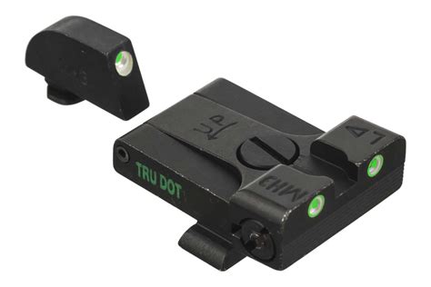 meprolight tru dot adjustable green night sights  glock
