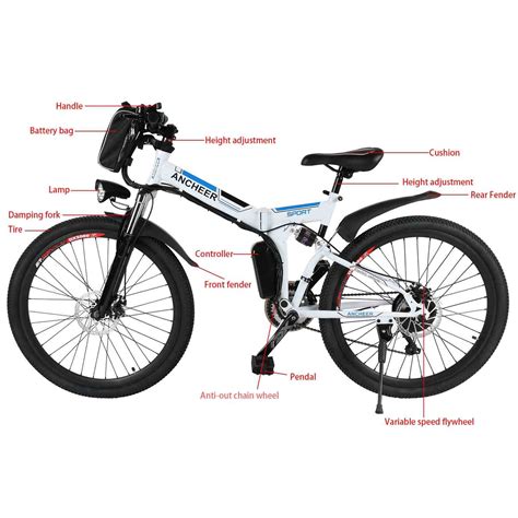 ancheer power  electric mountain bike electric bike guide