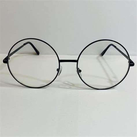oversize clear lens circle glasses etsy in 2021 circle glasses