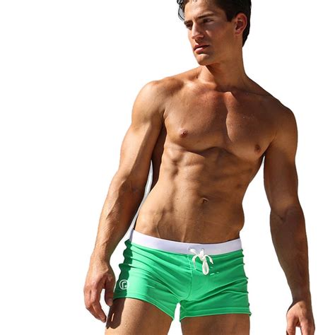 ycdkk new men swimwear male swimming trunks swim briefs shorts swimsuit
