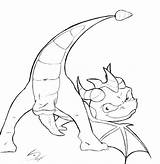 Spyro Coloring Pages Getcolorings sketch template