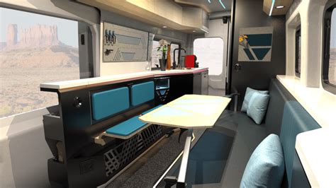 winnebago erv   ford  transit electric camper van