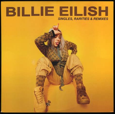 billie eilish singles rarities remixes unofficial release  vinyl hd