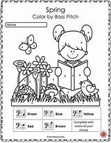 Coloring Music Theory Pages Piano Spring Worksheets Dynamics Kids Color Sheets Symbols Notes Pitch Template Choose Board sketch template