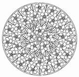 Coloring Pages Mandala Mandalas Spring Adult Colouring Printable Color Drawings Books Life sketch template