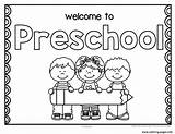 Preschool Welcome Coloring School Back Pages Kindergarten Printable Activities Theme Poster Worksheets Printables Child Kidsparkz Write First Themes Pencil Color sketch template
