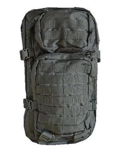 black molle rucksack  tactical black assult pack surplus  outdoors