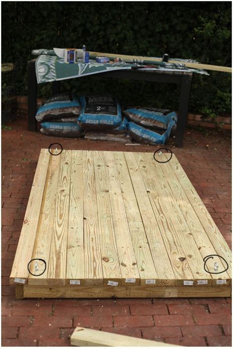 how to build a hanging bed easy diy outdoor swing bed to complete