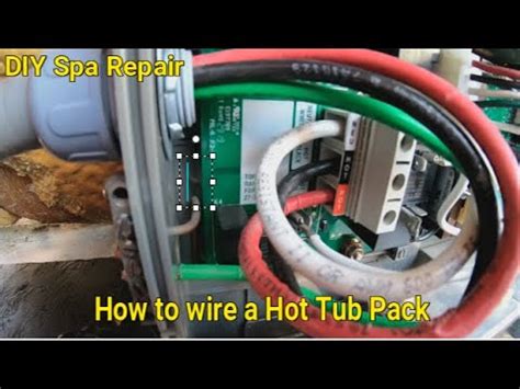 wire  hot tub part    diy spa wiring  easy arizona hot tub factory youtube
