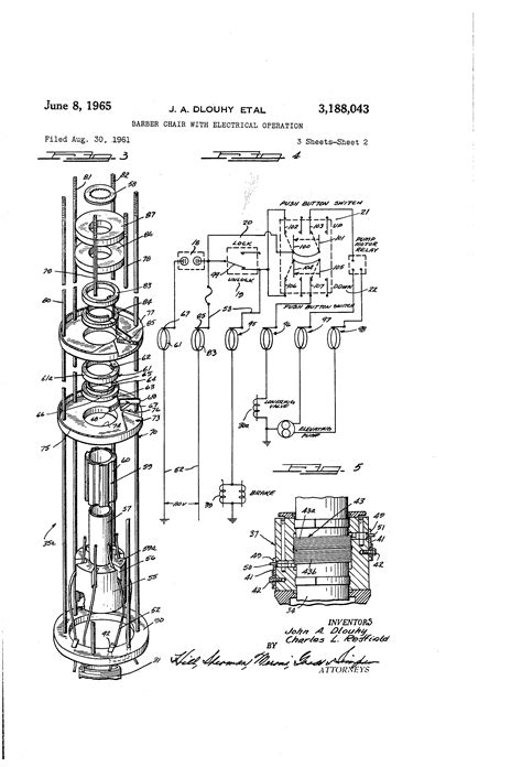 patent  barber chair  electrical operation google patents