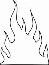 Flame Outline Fire Flames Coloring Clipart Drawing Printable Pages Outlines Clip Line Cliparts Vector Print Clker Library Candle Transparent Royalty sketch template
