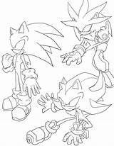 Sonic Coloring Pages Shadow Silver Hedgehog Super Sheet Para Colorear Knuckles Vs Colorir Coloriage Print Library Clipart Comments Drawing Coloringhome sketch template