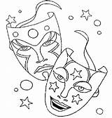 Mardi Gras Coloring Pages Mask Masks Kids Clipart Drawing Printable Google Search Online Para Comedy Tragedy Desenhos Getdrawings Carnaval Library sketch template