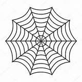 Cobweb Drawing Spider Getdrawings Halloween sketch template