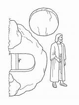 Resurrection Coloring Lds Resurrected Getcolorings Risen Because sketch template