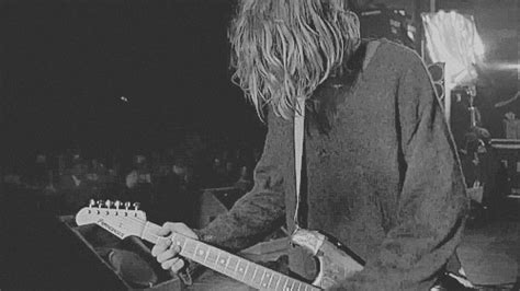 Black And White  Grunge Kurt Kurt Cobain Animated  373620