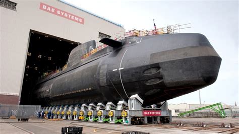 uk launches massive nuclear powered submarine  science