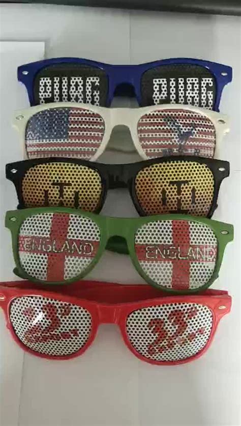 Customer Logo Pinhole Sticker Sunglasses Very Hot And