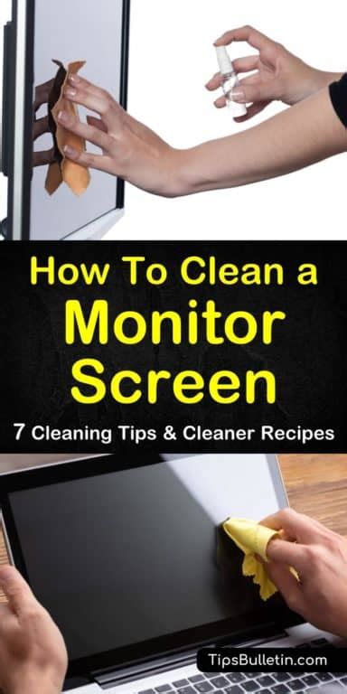 ideal ways  clean  monitor screen
