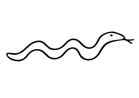 snake  drawing clipart