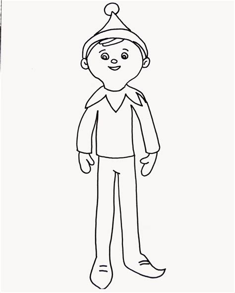 elf   shelf coloring page coloring pages coloring pages