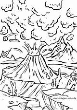 Vulkan Ausmalbild Malvorlage Vulkane Vulkanausbruch Ausmalen Kolorowania Kinderbilder Wulkan Großen öffnen Nie Dzieci Wulkanu Volcanoes Reisen Eruption Volcanic sketch template