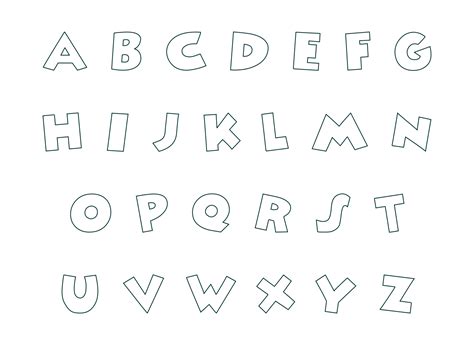printable fancy alphabet letters templates