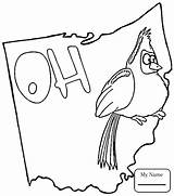 Alabama Coloring Pages Getcolorings Bird State sketch template