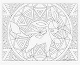Pokemon Coloring Pages Glaceon Adult Kindpng sketch template