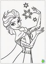Elsa Coloring Frozen Printable Pages Princess Filminspector sketch template