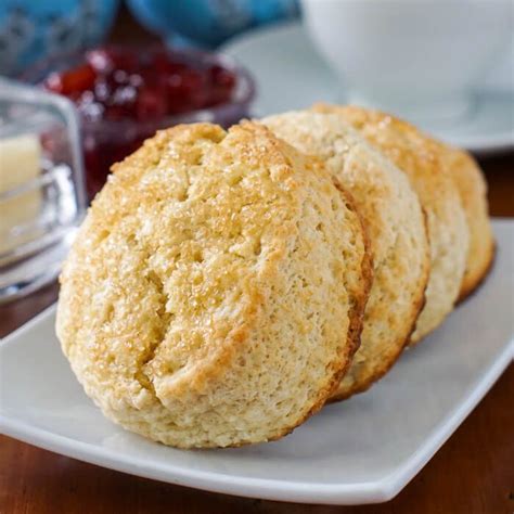 Sweet Biscuits For Teatime Or For Strawberry Shortcake