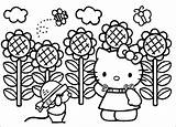 Kitty Hello Coloring Pages Printable Print Sheets Kidz Krafty Center sketch template