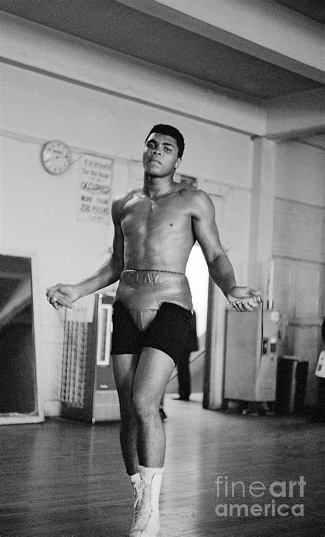 cassius clay training photograph   stanley weston archive fine