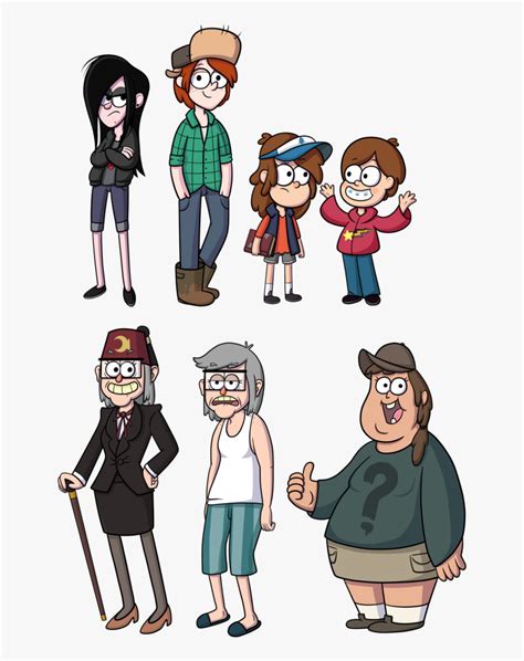gravity falls character style  transparent clipart clipartkey