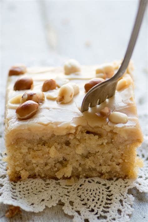 fashioned peanut butter cake recipe  crafts  recipes