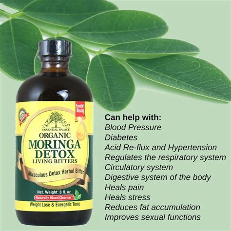 organic moringa detox bitters herbal detox herbalism detox