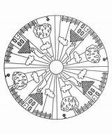 Mandalas Coloriages Mancala Perroquet Nggallery sketch template