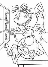 Coloring Pages Inc Monster Monsters Colouring Randall Kids Adult Mike Printable Choose Board Kid sketch template